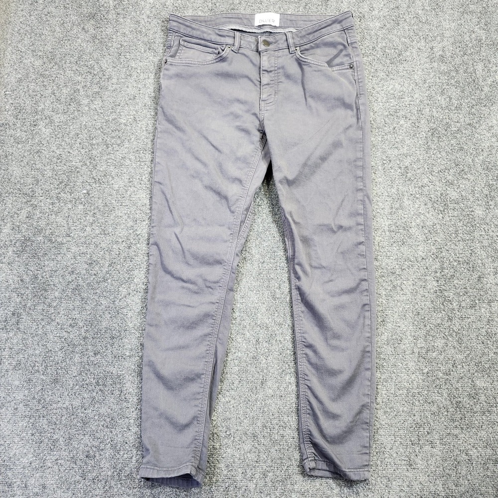 DU/ER No Sweat Skinny Jeans Womens 29x28‎ Gray Stretch Denim Casual Pants